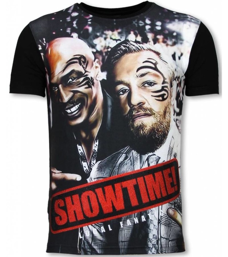 Local Fanatic Showtime Digital Rhinestone - Herr t shirt - 11-6290Z - Svart