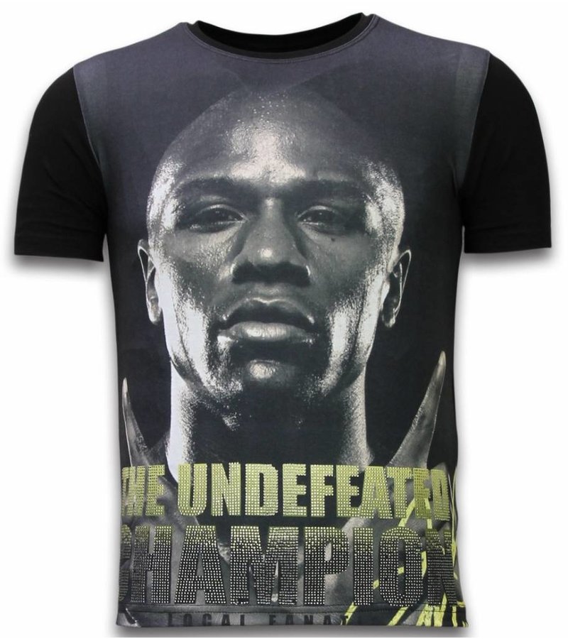 Local Fanatic The Undefeated Rhinestone - Herr t shirt - 11-6282Z - Svart