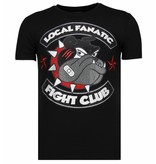 Local Fanatic Fight Club Spike Rhinestone - Herr T shirt - 13-6230Z - Svart Local Fanatic Fight Club Spike Rhinestone - Herr T shirt - 13-6230Z - Svart