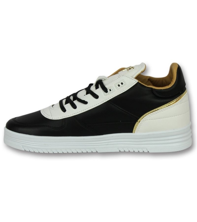 Cash Money Skor Herr Online - Män Sneaker Luxury Black White - CMS72 - Svart