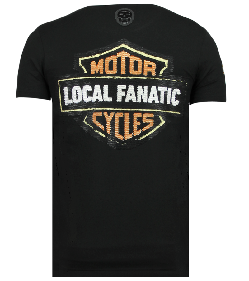Local Fanatic Dynamite Coyote - Tryckt T-shirt Herr - 6320Z - Svart