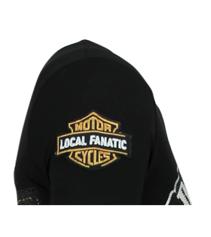 Local Fanatic Dynamite Coyote - Tryckt T-shirt Herr - 6320Z - Svart