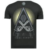 Local Fanatic Rebel Pharaoh - Exklusiv T-shirt Herr - 6322Z - Svart