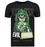 Local Fanatic Villain Duck Rhinestones - Köpa T shirts På Nätet - 6325Z - Svart