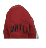 Local Fanatic Skull Snake Rhinestones - T-shirt Herrar Dödshuvudet - 6326B - Bordeaux