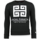 Greek Border Sweater - Tryck På Tröja Herr - 6350Z - Svart