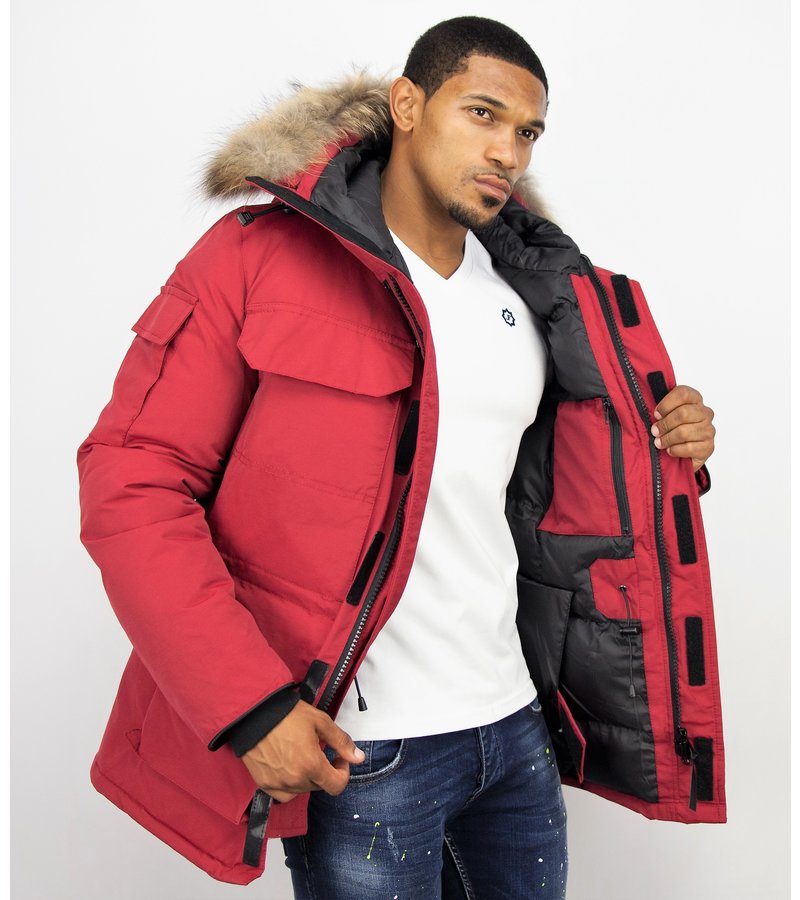 Matogla Man Expedition Parka - Vinterjackor Mode Herr - 7503R - Röd