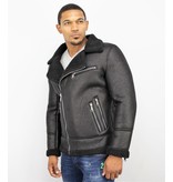 Frilivin Lammy Coat Herrjacka - Fake Fur Jacka - QQ510 - Svart