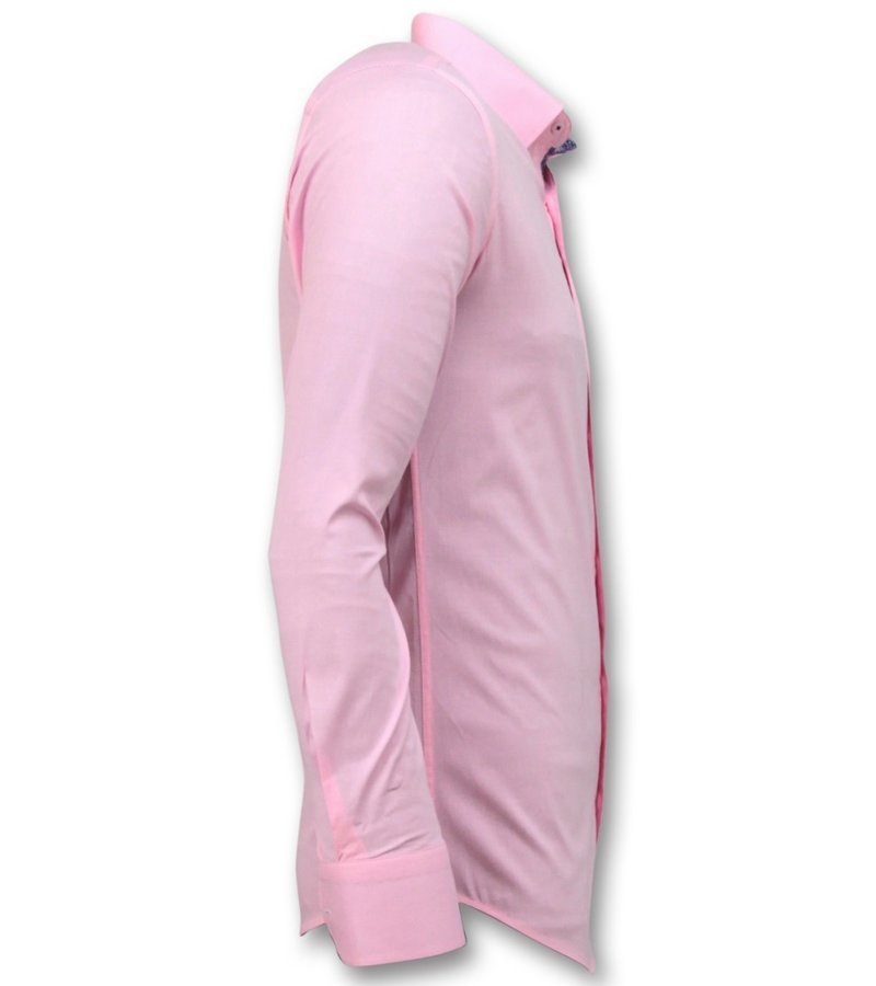 Gentile Bellini Herrtröjor Italienska - Blanco blus - 3032 - Rosa