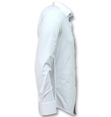 Gentile Bellini Italian Blouse Men - Slim Fit Skjortor - 3034 - Vit Gentile Bellini Italian Blouse Men - Slim Fit Skjortor - 3034 - Vit