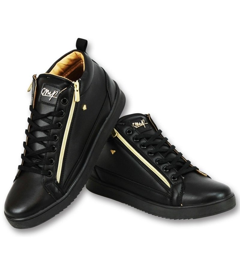 Cash Money Herr Sneaker - Bee Black Gold V2- CMS98 - Svart