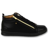 Cash Money Herr Sneaker - Bee Black Gold V2- CMS98 - Svart