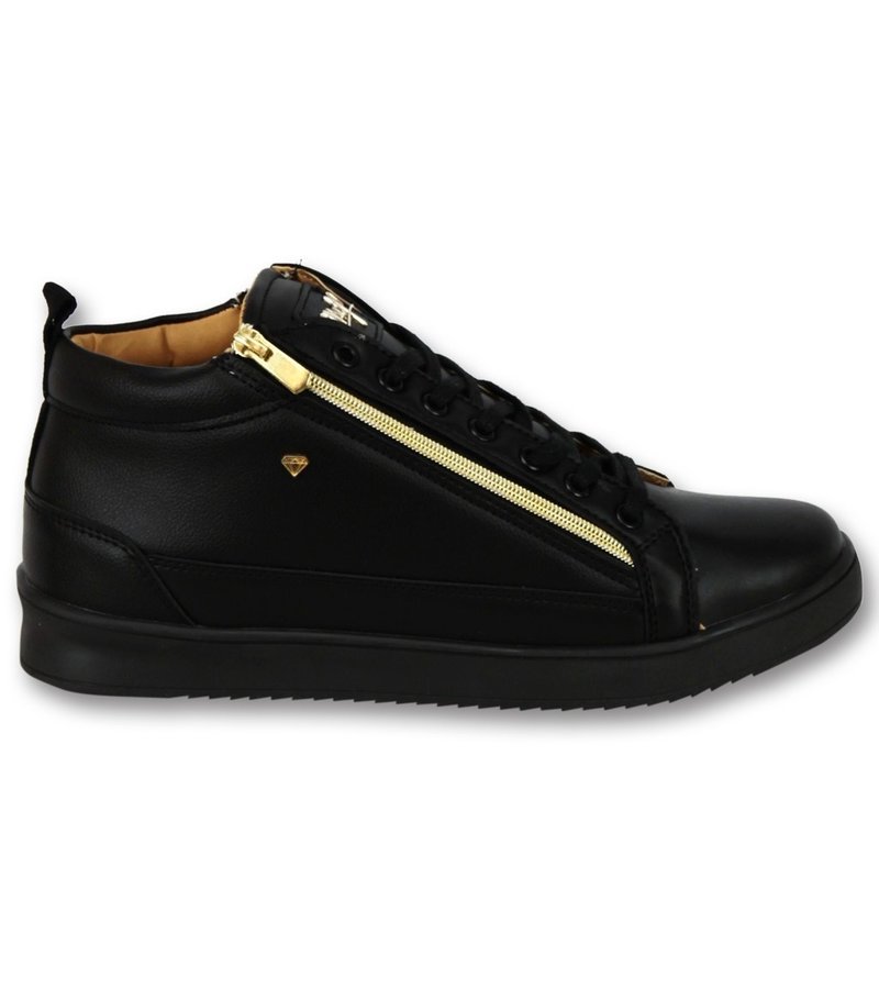 Cash Money Herr Sneaker - Bee Black Gold V2- CMS98 - Svart