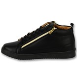 Cash Money Herr Sneaker - Bee Black Gold V2- CMS98 - Svart