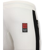 Local Fanatic Exklusiv Joggers Män - Floyd Mayweather Sweat Pants - Vit Local Fanatic Exklusiv Joggers Män - Floyd Mayweather Sweat Pants - Vit