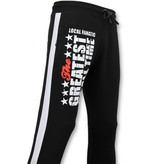 Local Fanatic Exklusiv Sweat Pants Män - Muhammad Ali Training Pants - Svart