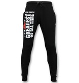 Local Fanatic Exklusiv Sweat Pants Män - Muhammad Ali Training Pants - Svart