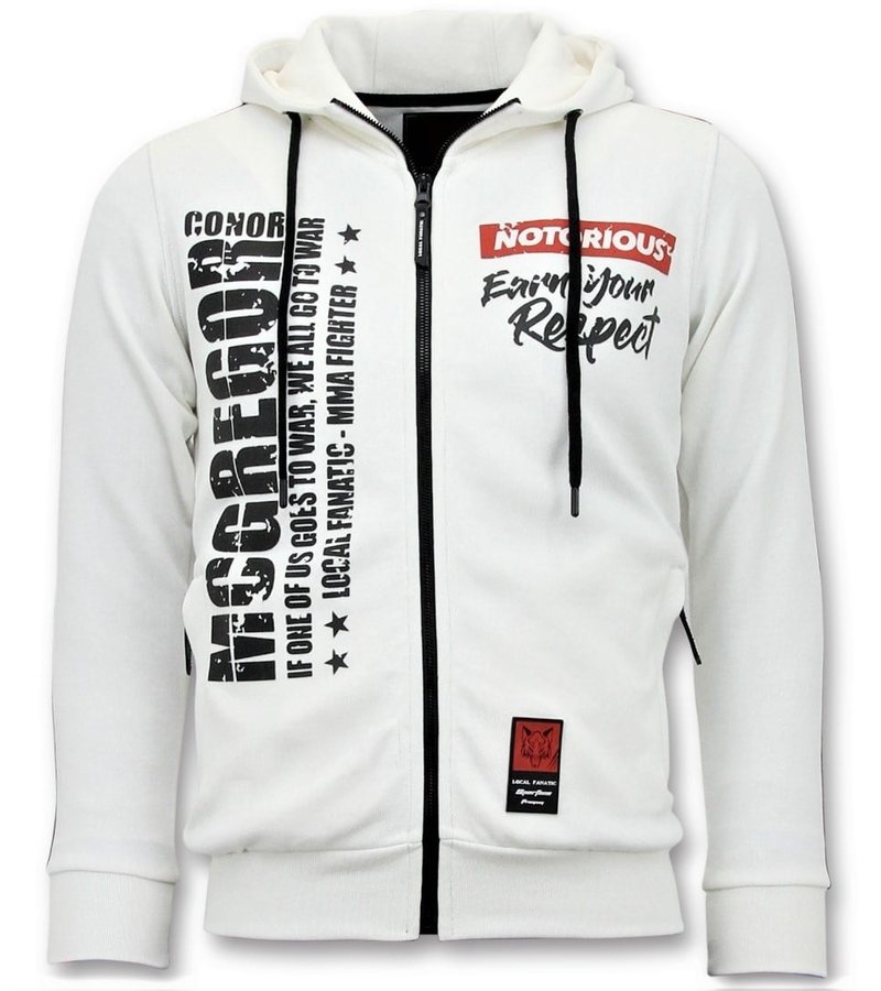 Local Fanatic Exklusiv Män jogging - Mcgregor Notorious Sport Set - Vit