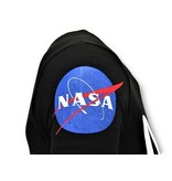 Local Fanatic Tryckt T-shirt Män - NASA amerikanska flaggan tröja - svart Local Fanatic Tryckt T-shirt Män - NASA amerikanska flaggan tröja - svart