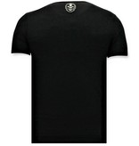 Local Fanatic T-shirt Män - UFC Championship Print - Svart