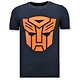 Cool T-shirt Män - Transformers Print - Blå