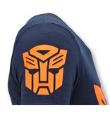 Local Fanatic Cool T-shirt Män - Transformers Print - Blå Local Fanatic Cool T-shirt Män - Transformers Print - Blå