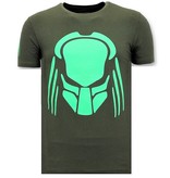 Local Fanatic T-shirt Män med tryck - Tryck Predator Neon - Grön Local Fanatic T-shirt Män med tryck - Tryck Predator Neon - Grön