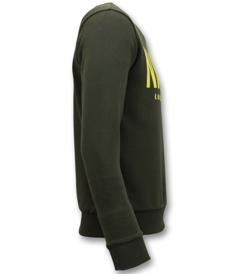 Local Fanatic Exklusiv Män s - Narcos Tröja - Grön