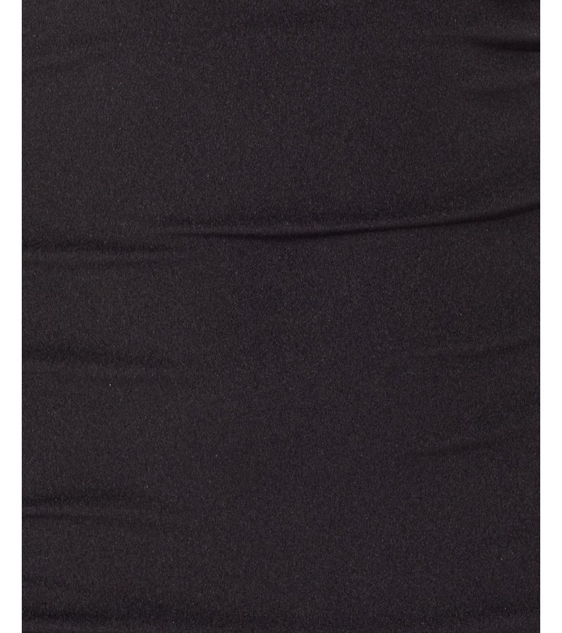 PARISIAN Polka Dot Sheer Ruffle Sleeve V Neck Bodycon Mini Klänning - kvinnor - Svart