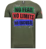 Local Fanatic Män T-shirt Exclusive - The Joker Man - 11-6363G - Grön Local Fanatic Män T-shirt Exclusive - The Joker Man - 11-6363G - Grön