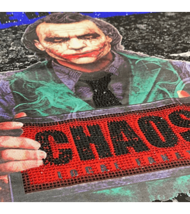 Local Fanatic Män T-shirt Exclusive - The Joker Man - 11-6363G - Grön