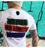 Local Fanatic Tuff Män T-shirt - The Joker Man - 11-6363W - Vit