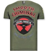 Local Fanatic Tuff Män T-shirt - Brott Empire - 11-6389G - Grön