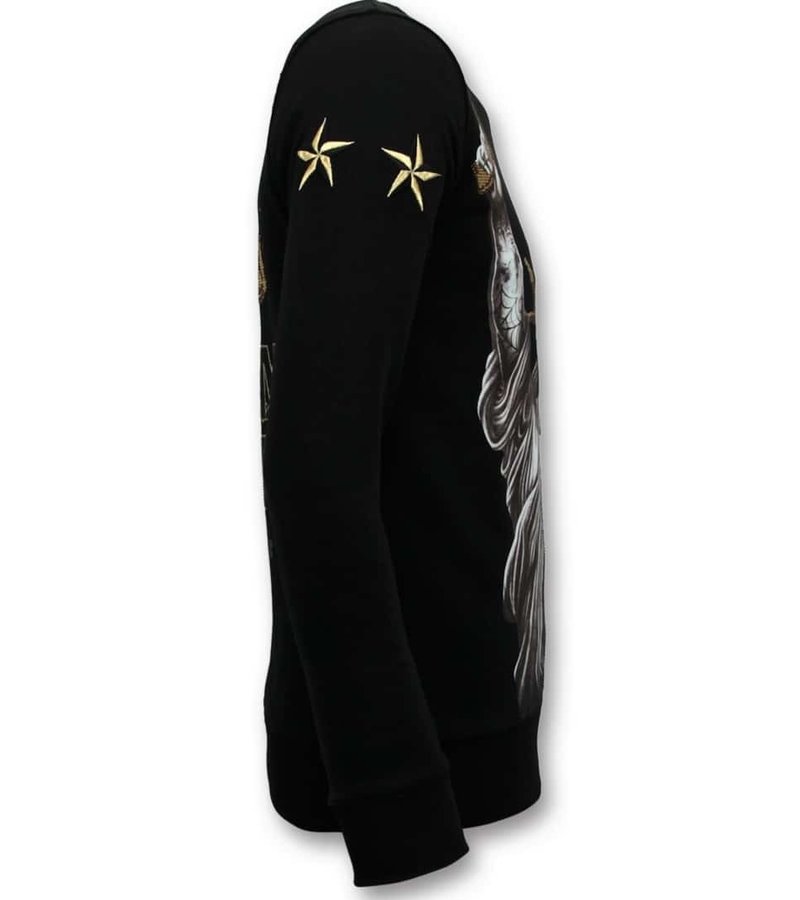 Local Fanatic Exklusiv Män Sweatshirt - The Rebel - 11-6392Z - Svart