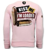 Local Fanatic Exklusiv Män - Lita No Bitch - 11-6392R - Rosa