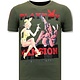 Tuff Män T-shirt - The playtoy Mansion - 11-6386W - Grön