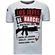 Lyx Män T-shirt - Los Jefes The Narcos - 11-6372W - Vit