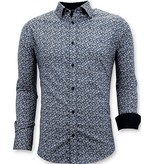 Gentile Bellini Skräddarsydda Shirts Män - Slim Fit Skjortor - 3045 - Blå