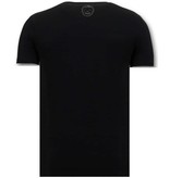 Local Fanatic Lyx T-shirt - Joaquin El Chapo Guzman - Svart