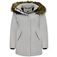 Parka Damer - Fuskpälskrage - Slim Fit - Beige