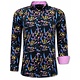 Exklusiva Skjortor Herr - Slim Fit - 3070 - Rosa / Svart