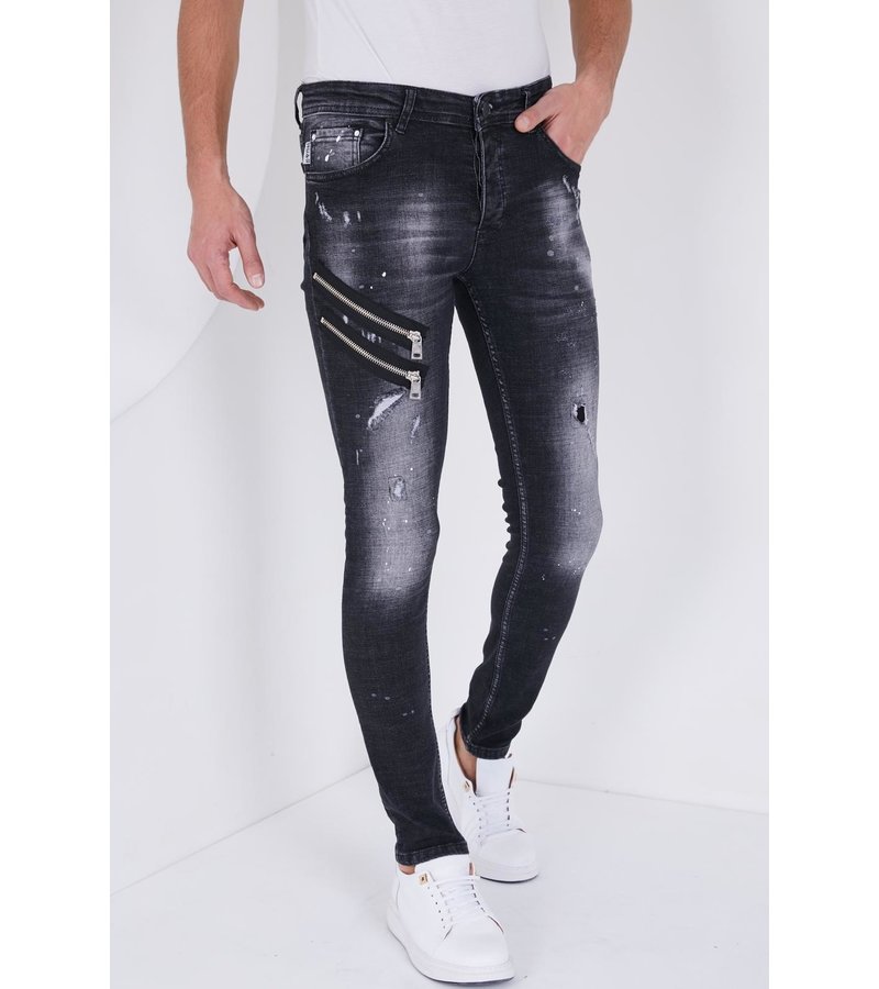 True Rise Herr Jeans  Slim Fit - 5501A - Svart