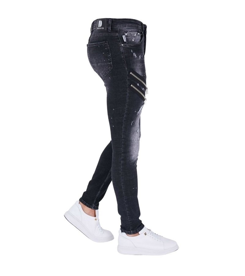 True Rise Herr Jeans  Slim Fit - 5501A - Svart