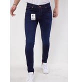 True Rise Jeans För Män - 5306 - Blå