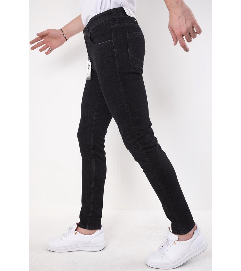 True Rise Jeans Herr Billigt Slim Fit - 5509 - Svart