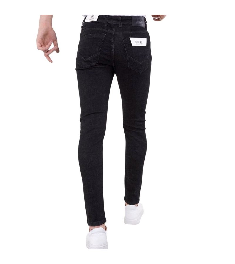 True Rise Jeans Herr Billigt Slim Fit - 5509 - Svart