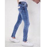 True Rise Tight Jeans Men - 5305 - Blå