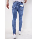 True Rise Tight Jeans Men - 5305 - Blå