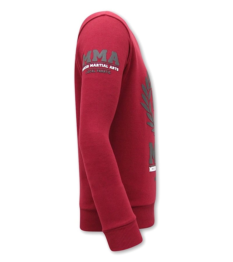 Local Fanatic MMA Fighter Sweatshirt Herr - Bordeaux