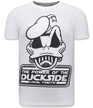 Local Fanatic DuckSide  Herr T-Shirt  - Vit